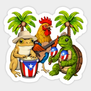 Puerto Rico Fiesta Sticker